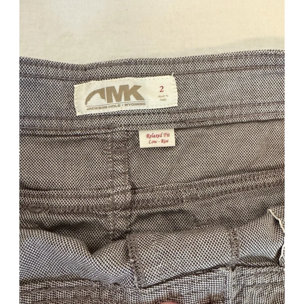 AMK Jackson Hole Wyoming‎ Short Skirt Lightweight Cotton Button Fly Size 2